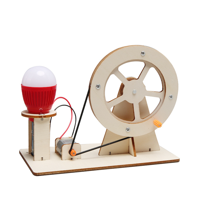 Science Project Kit - Mini DIY El Krank Jeneratörü Ampul