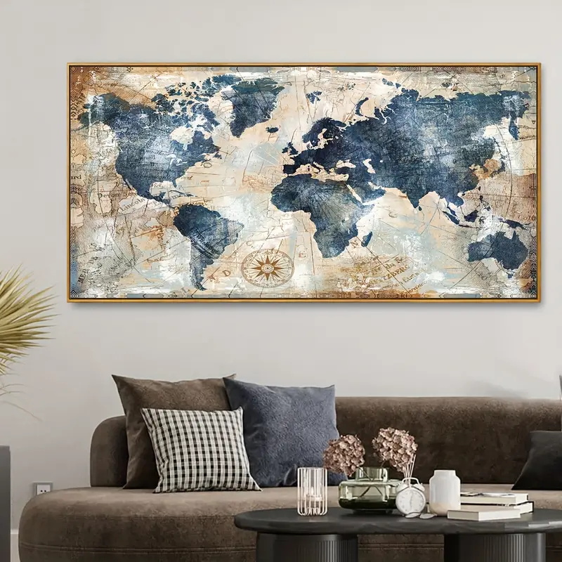 1 adet tuval posteri Vintage s - Star Map Poster incelemesi ve fiyatı