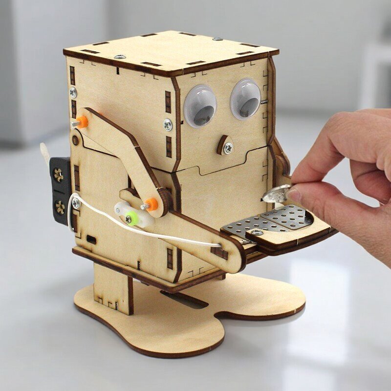 Ahşap Monte Edilebilir DIY Rob - Science Project Kit incelemesi ve fiyatı
