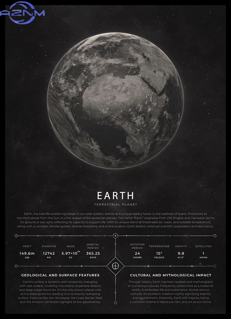 AZNM Vintage Estetik Uzay Post - Star Map Poster incelemesi ve fiyatı